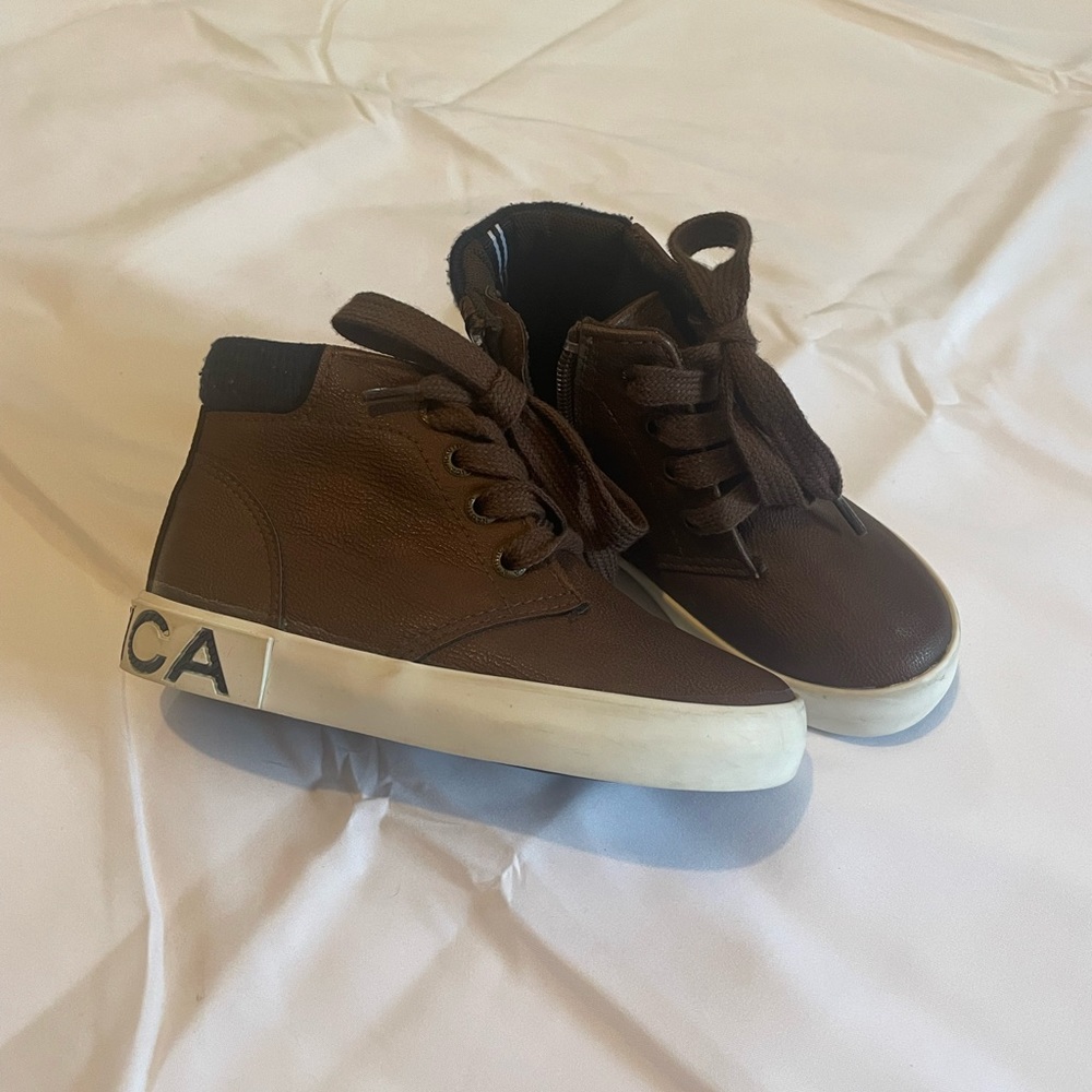 Brown Boys Nautica Boots